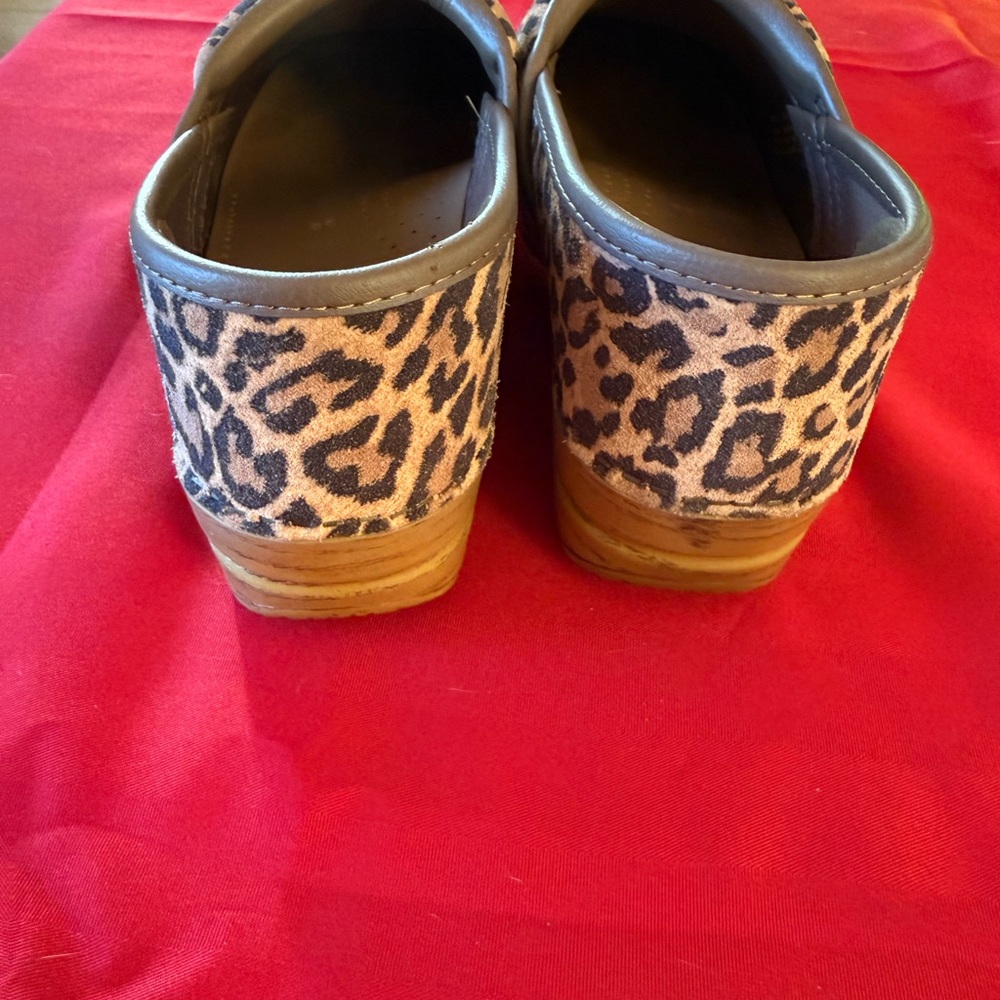Dansko Leopard Print Clogs - image 4